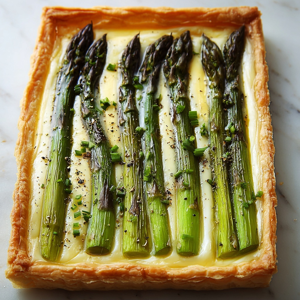 Asparagus and Goat Cheese Tart Recipe - Recipe Image