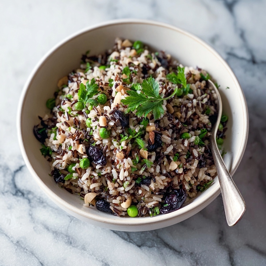 Wild Rice with Dried Blueberries and Pecans Recipe - Recipe Image