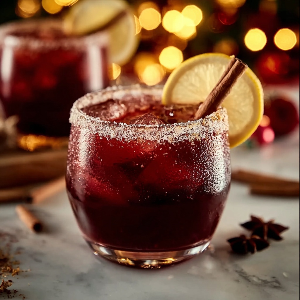 Spiced Christmas Margarita for a Festive Holiday Cheers Recipe - Recipe Image