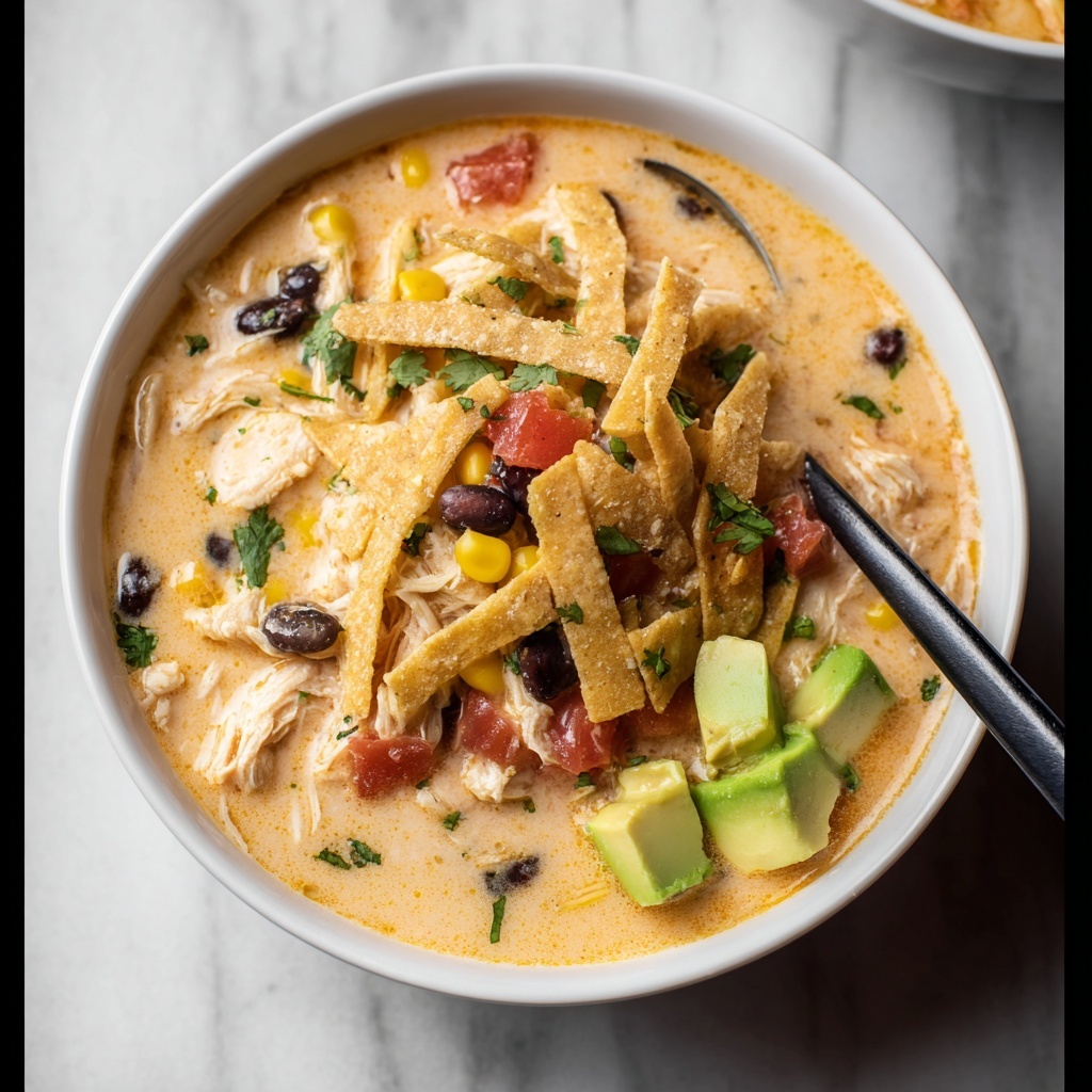 Creamy Chicken Taco Soup Recipe - Recipe Image