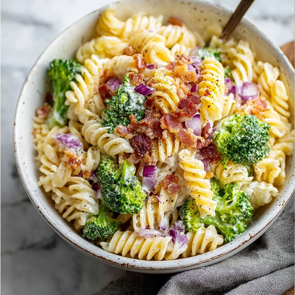Broccoli Pasta Salad with Sun-Dried Tomatoes, Kalamata Olives, and Feta Recipe - Recipe Image