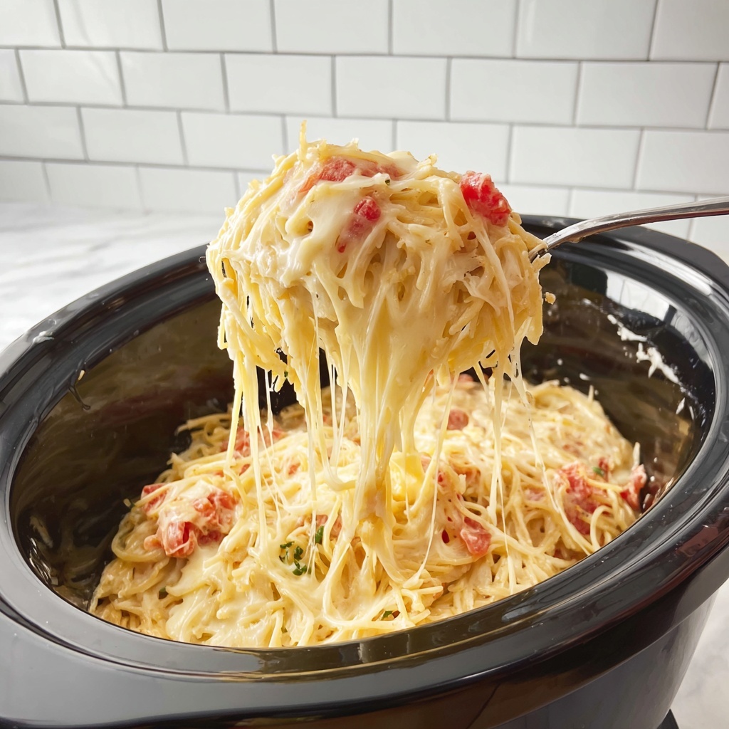 Crockpot Chicken Spaghetti Recipe - Recipe Image