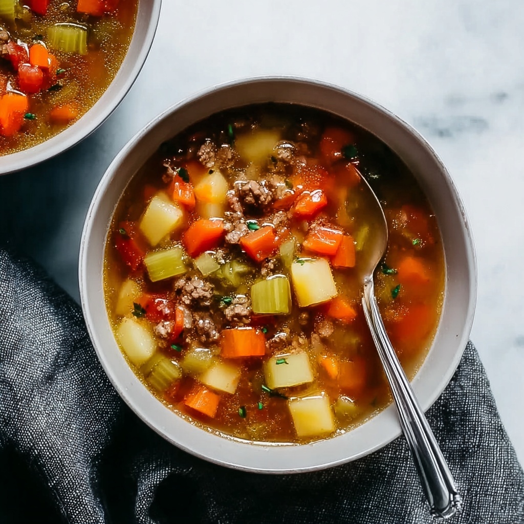 Grandma’s Homemade Vegetable Soup – A Cozy, Flavorful Classic Recipe - Recipe Image