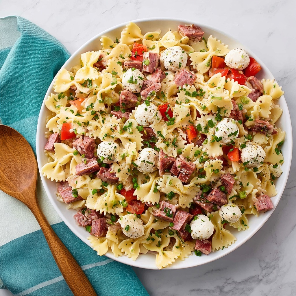 Chicken Bow Tie Pasta Salad Recipe - Recipe Image