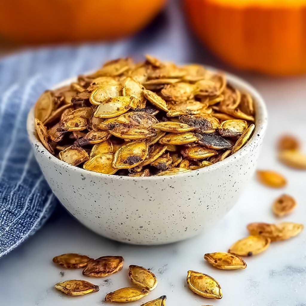 Cajun Roasted Pumpkin Seeds Recipe - Recipe Image