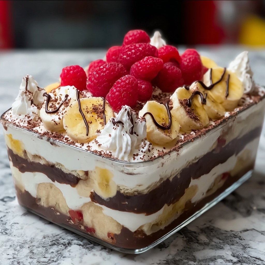 No Bake Banana Split Dessert Recipe - Recipe Image