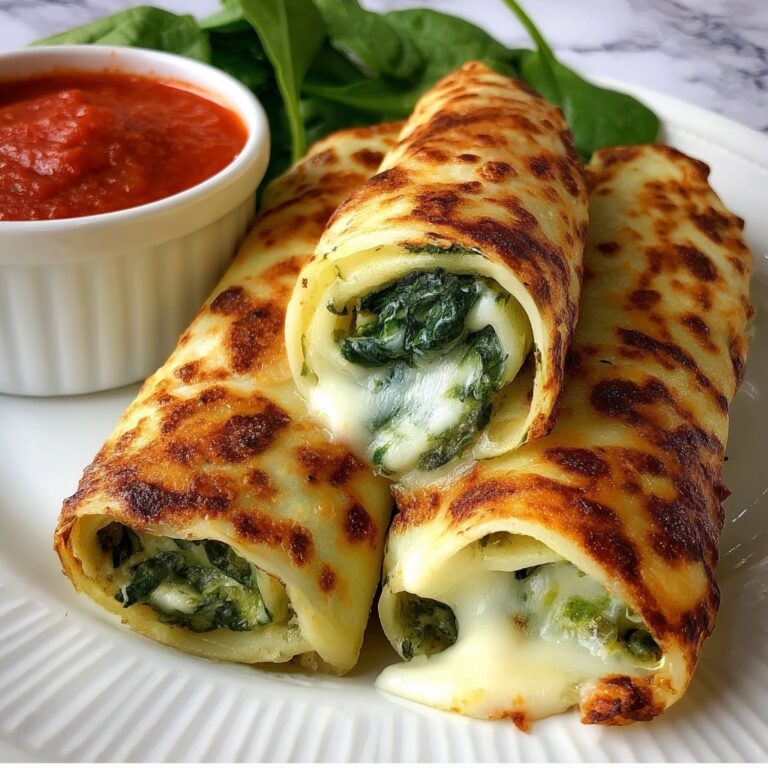 Three-Cheese Spinach Roll-Ups Recipe