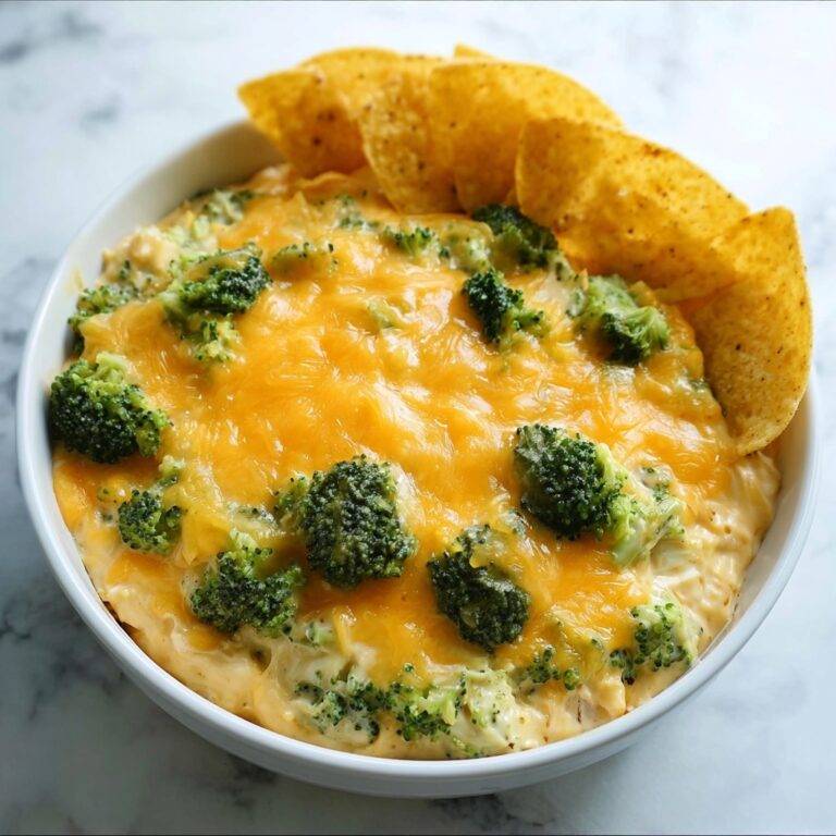 Cheesy Broccoli Dip Recipe