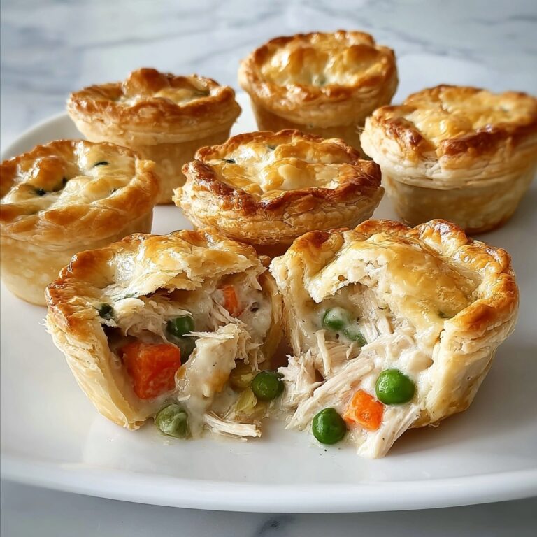 Mini Chicken Pot Pie Bites: 7 Irresistible Comfort Snacks Recipe