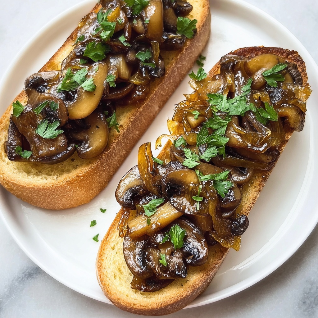 Mushroom & Caramelized Onion Crostini: 5 Savory Secrets Recipe - Recipe Image