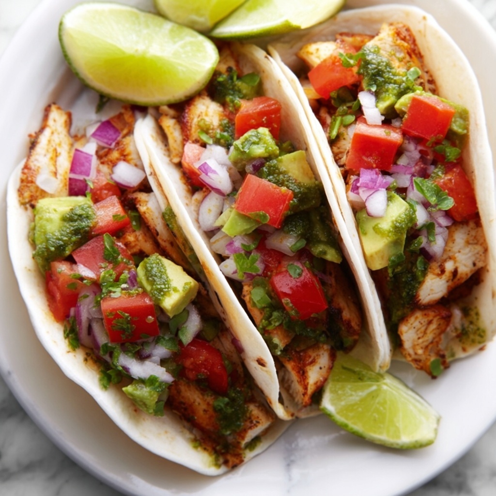Chicken Chimichurri Tacos Recipe - Recipe Image