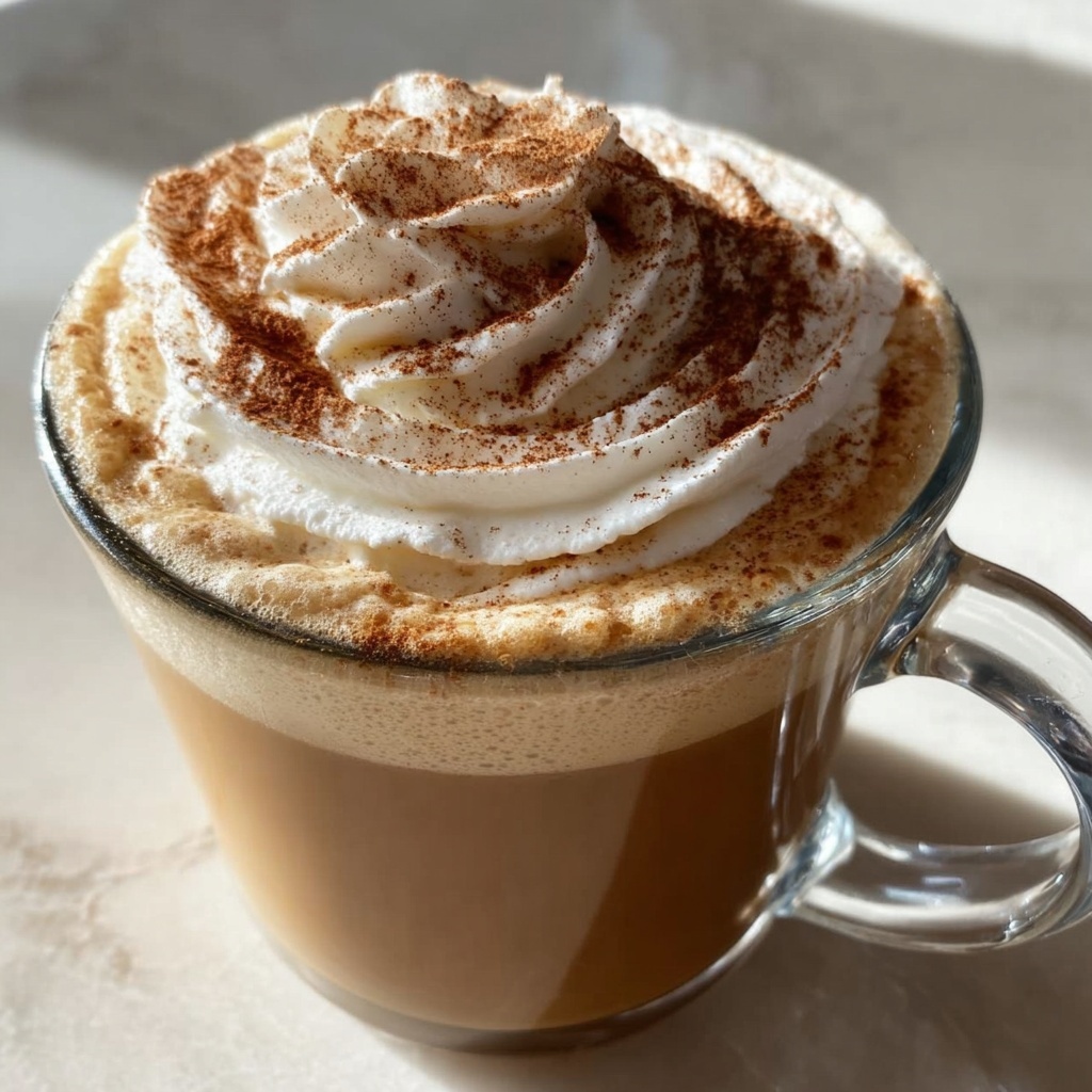 Christmas Eggnog Latte: 5 Steps to Festive Bliss Recipe - Recipe Image