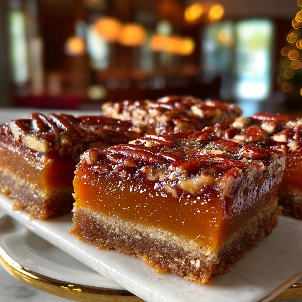 Sweet Potato Pecan Bars Recipe - Recipe Image