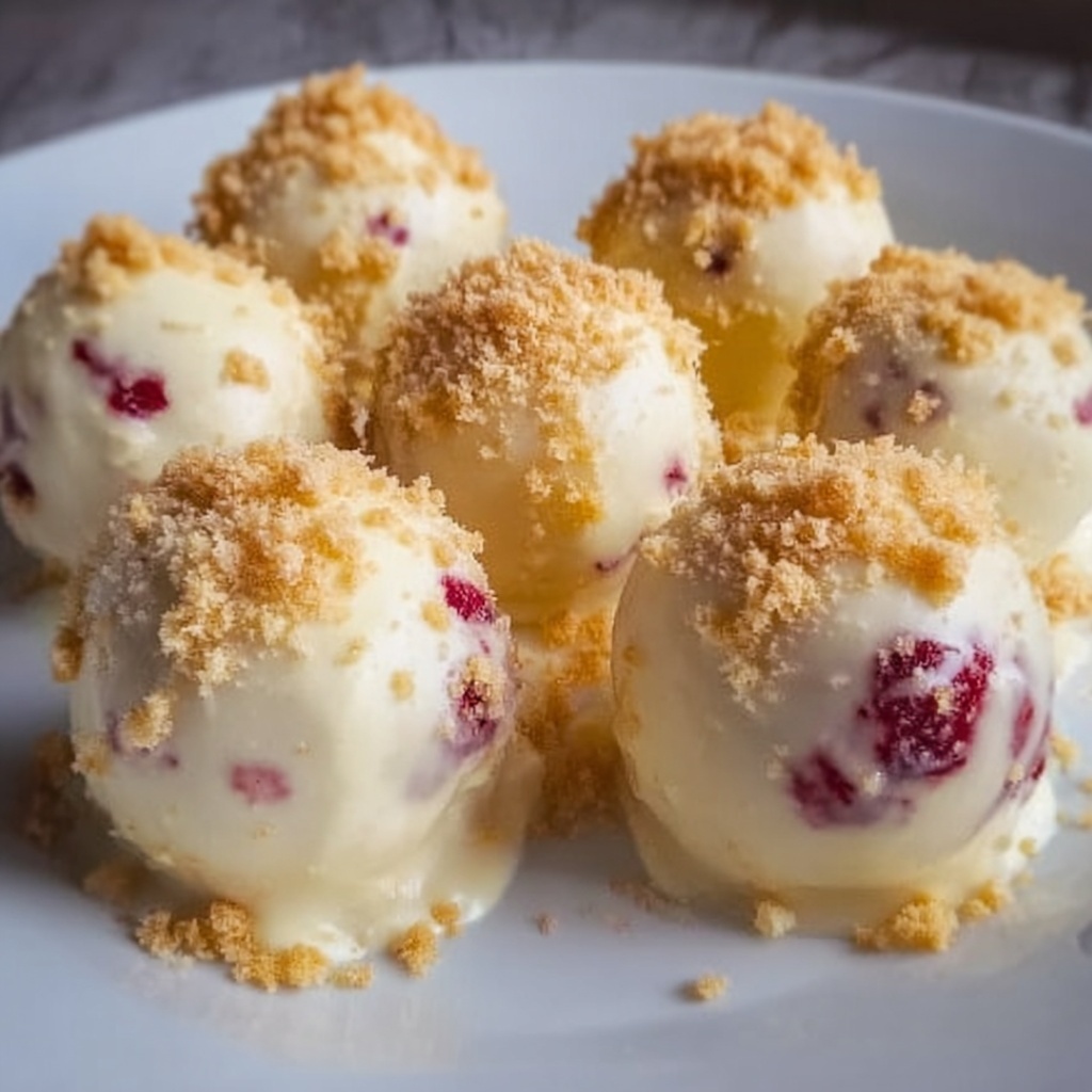 White Chocolate Raspberry Truffles Recipe - Recipe Image