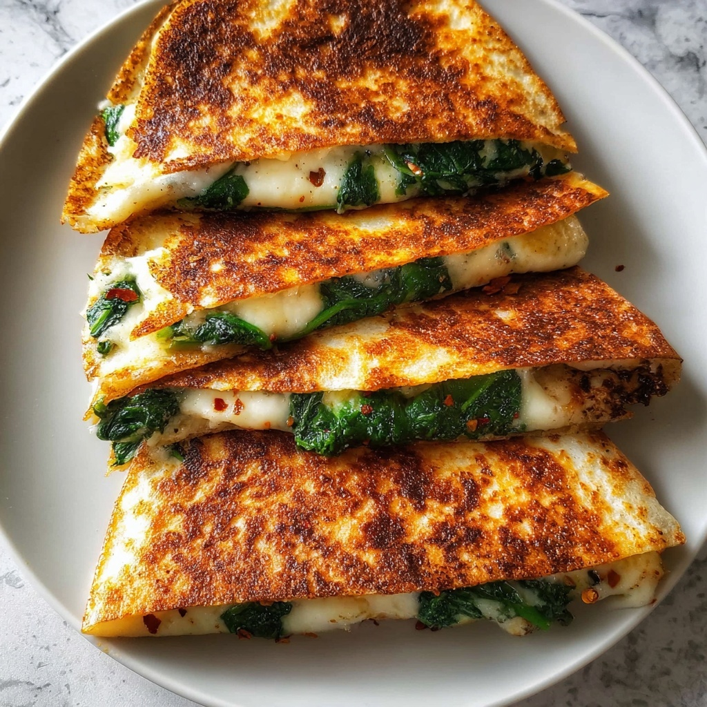 Vegan Spinach Quesadillas: 5 Delicious Ways to Enjoy Recipe - Recipe Image