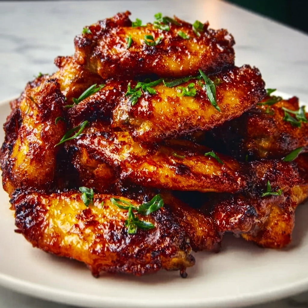 Crockpot Chicken Wings with Honey Soy Glaze Recipe - Recipe Image