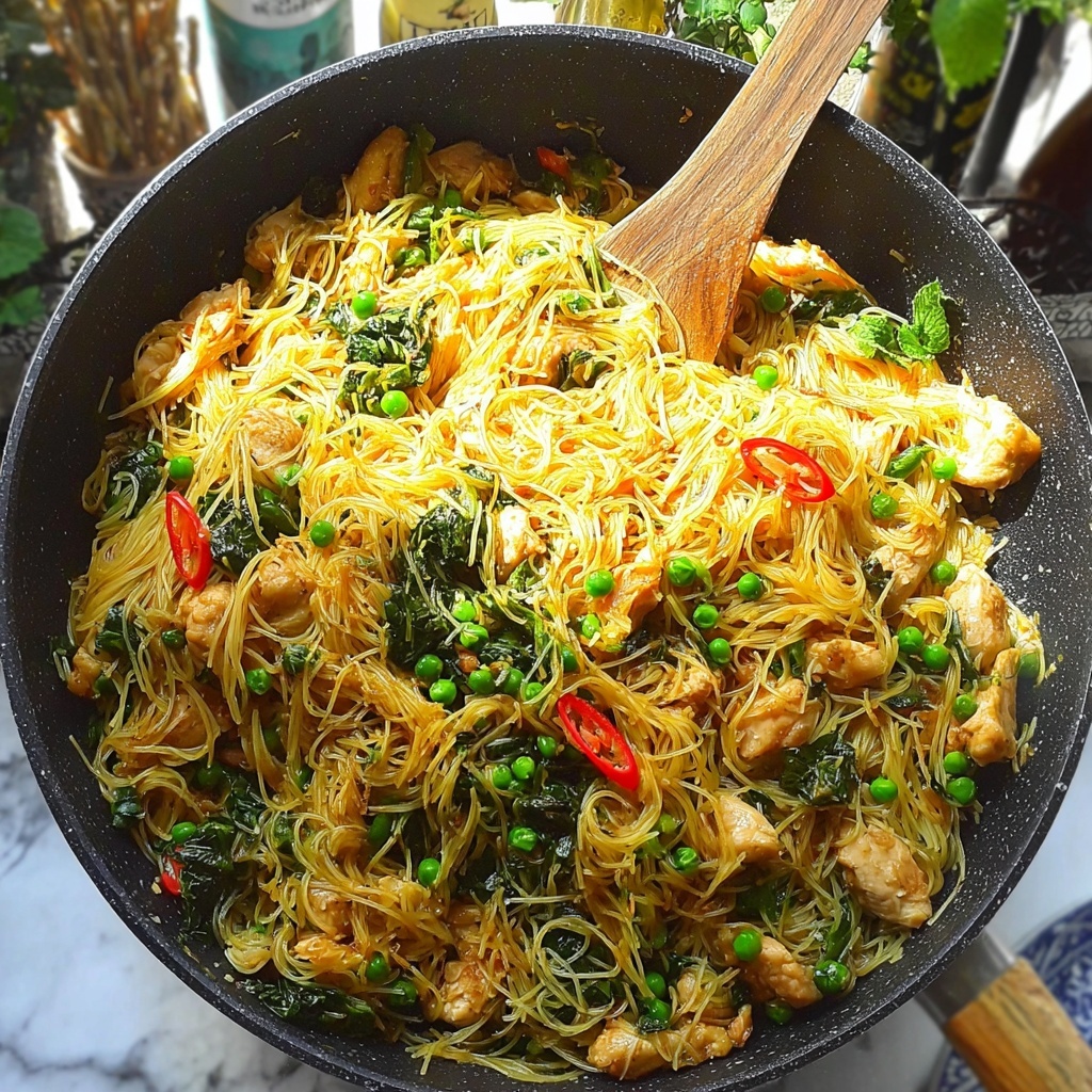 Singapore Noodles: Quick and Flavorful Weeknight Stir-Fry Recipe - Recipe Image