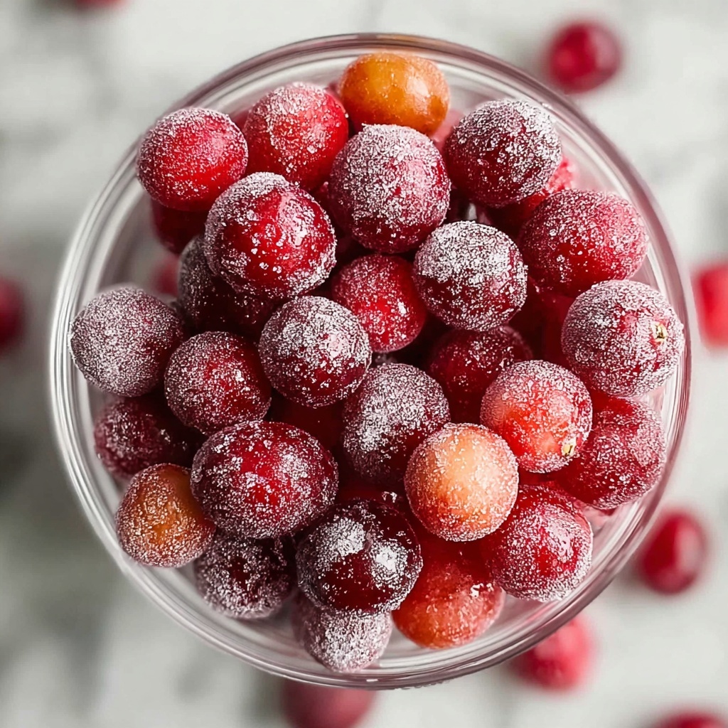 Orange Vanilla Candied Cranberries Recipe - Recipe Image
