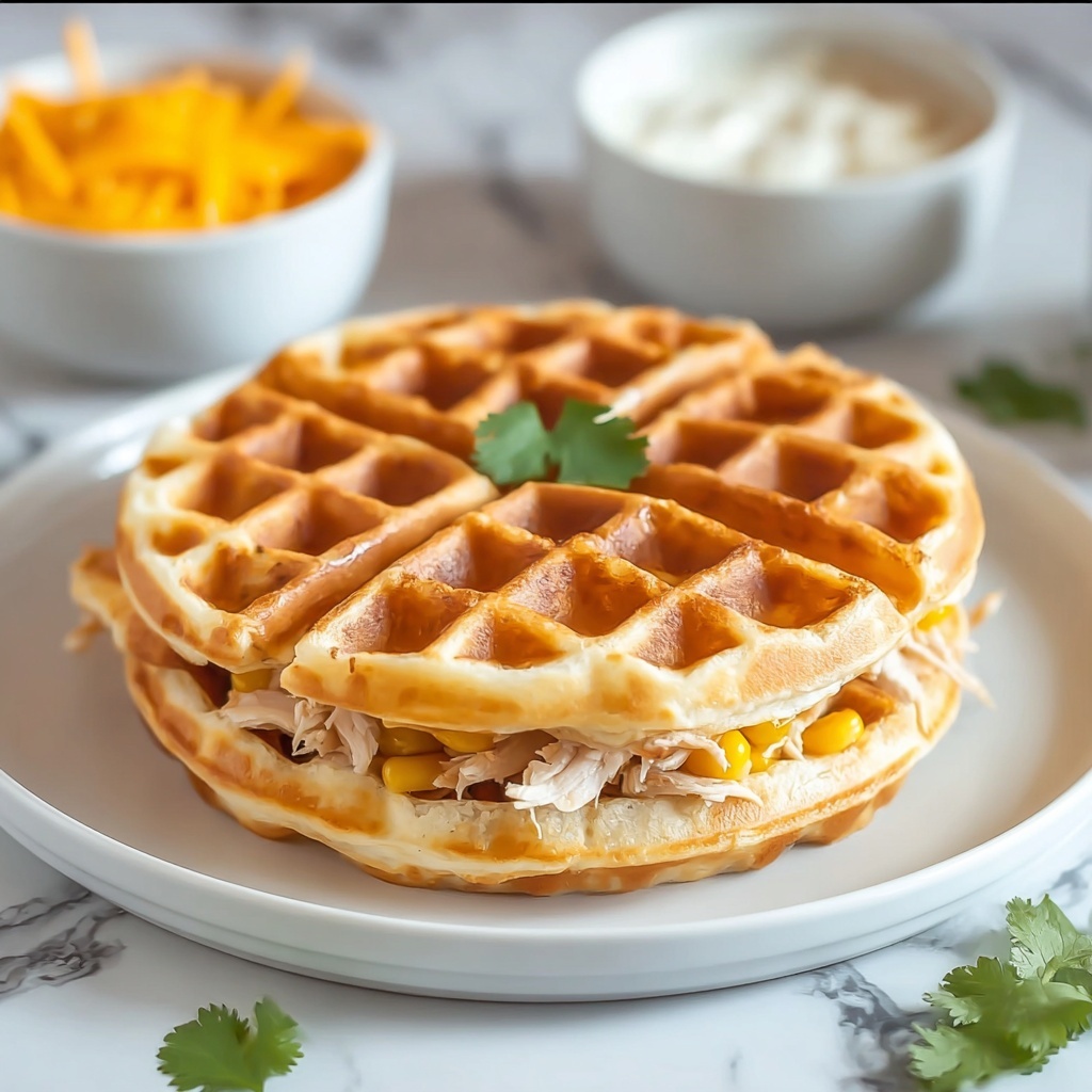 Crispy Chicken Quesadilla Chaffles for a Keto Delight Recipe - Recipe Image