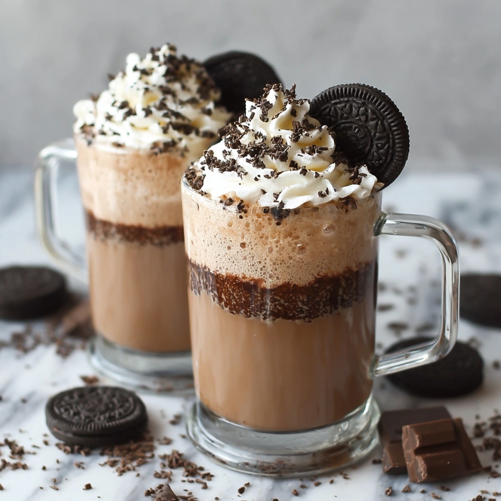 Cookies and Cream Hot Chocolate Bliss Recipe - Recipe Image