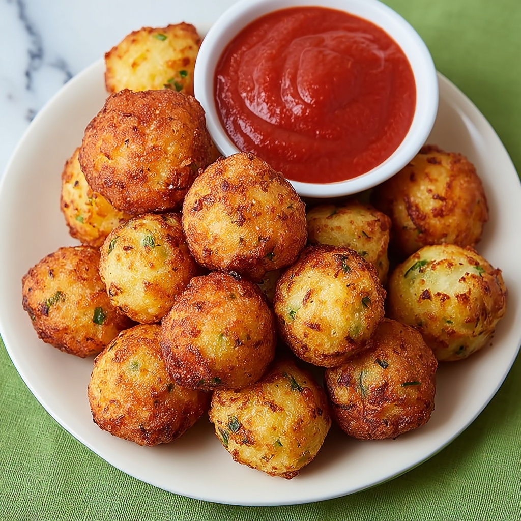 Mouthwatering Cheesy Zucchini Tots Ready in Just 25 Minutes Recipe - Recipe Image