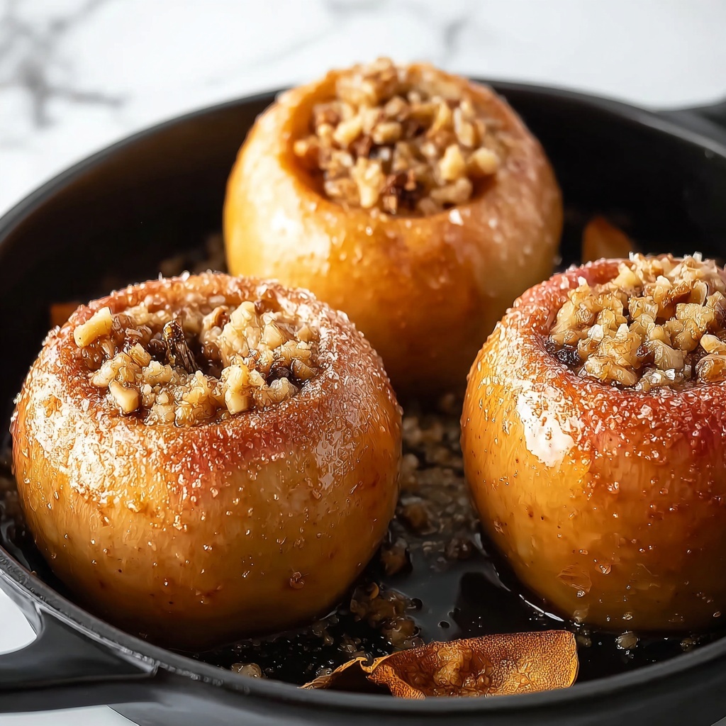Smoked Apples with Cranberries, Walnuts, and Fall Spices Recipe - Recipe Image