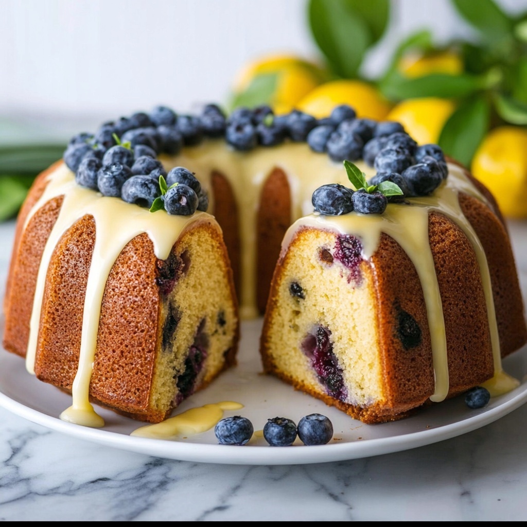 Blueberry Pound Cake Recipe - Recipe Image
