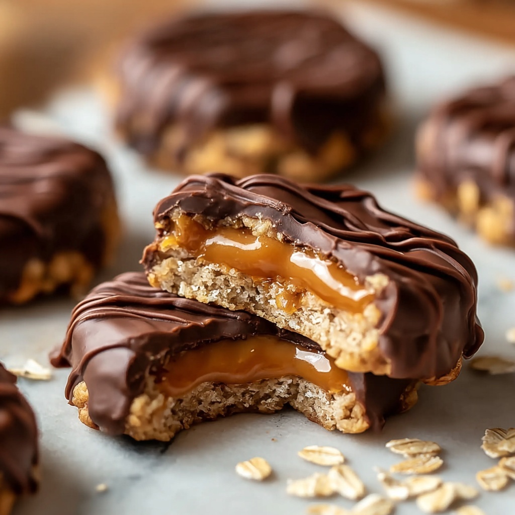 Peanut Butter Chocolate Caramel Cookies Recipe - Recipe Image