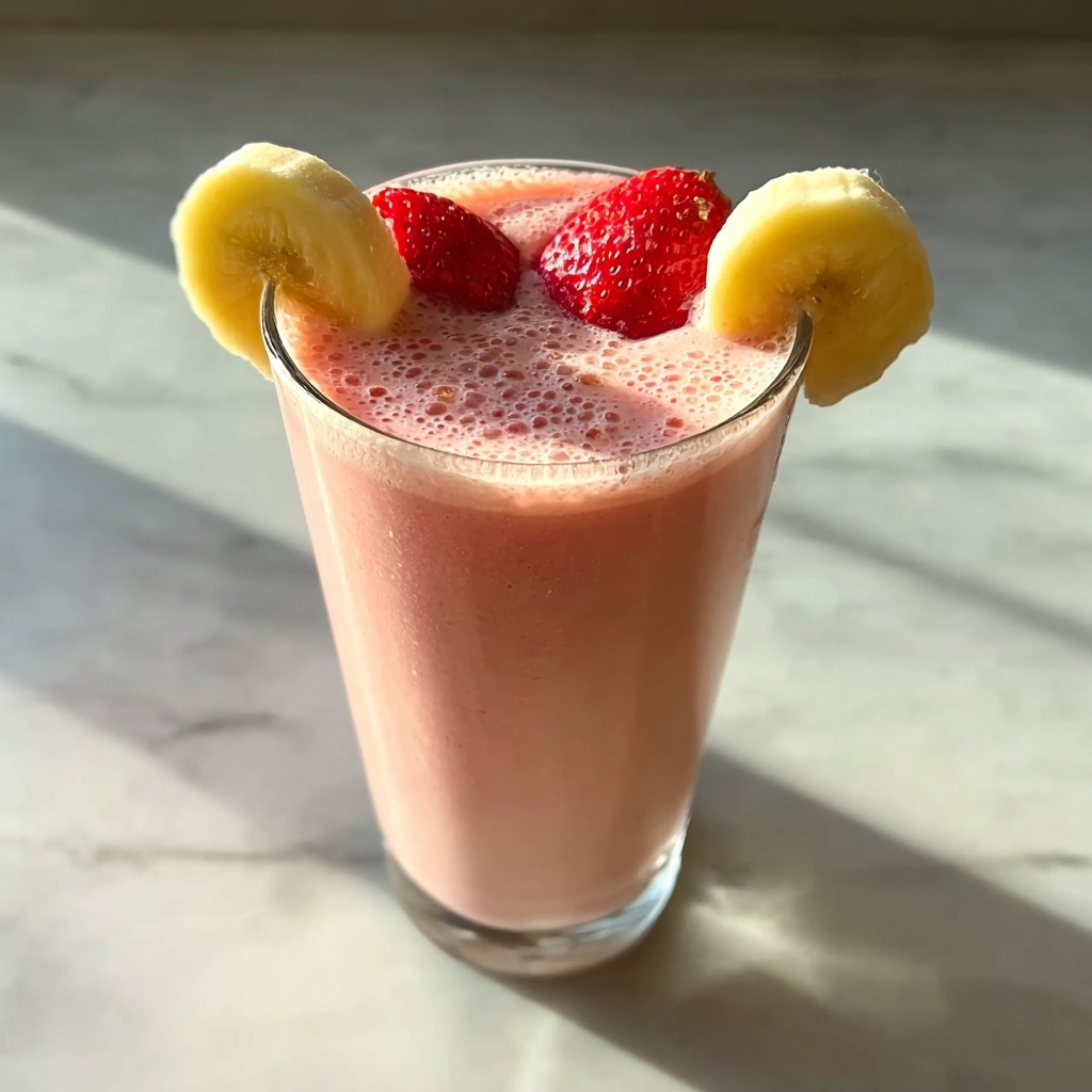 Strawberry Banana Smoothie Recipe - Recipe Image