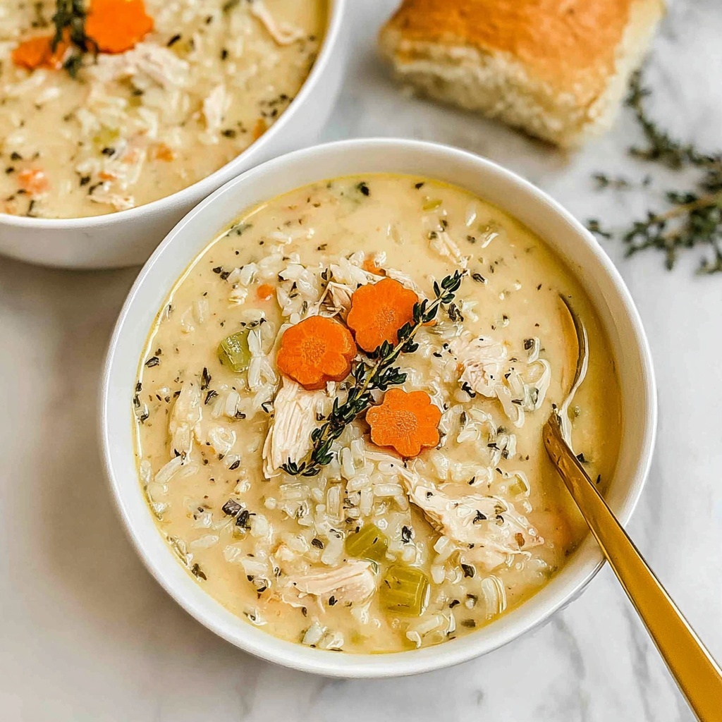 Creamy Turkey Wild Rice Soup Recipe - Recipe Image