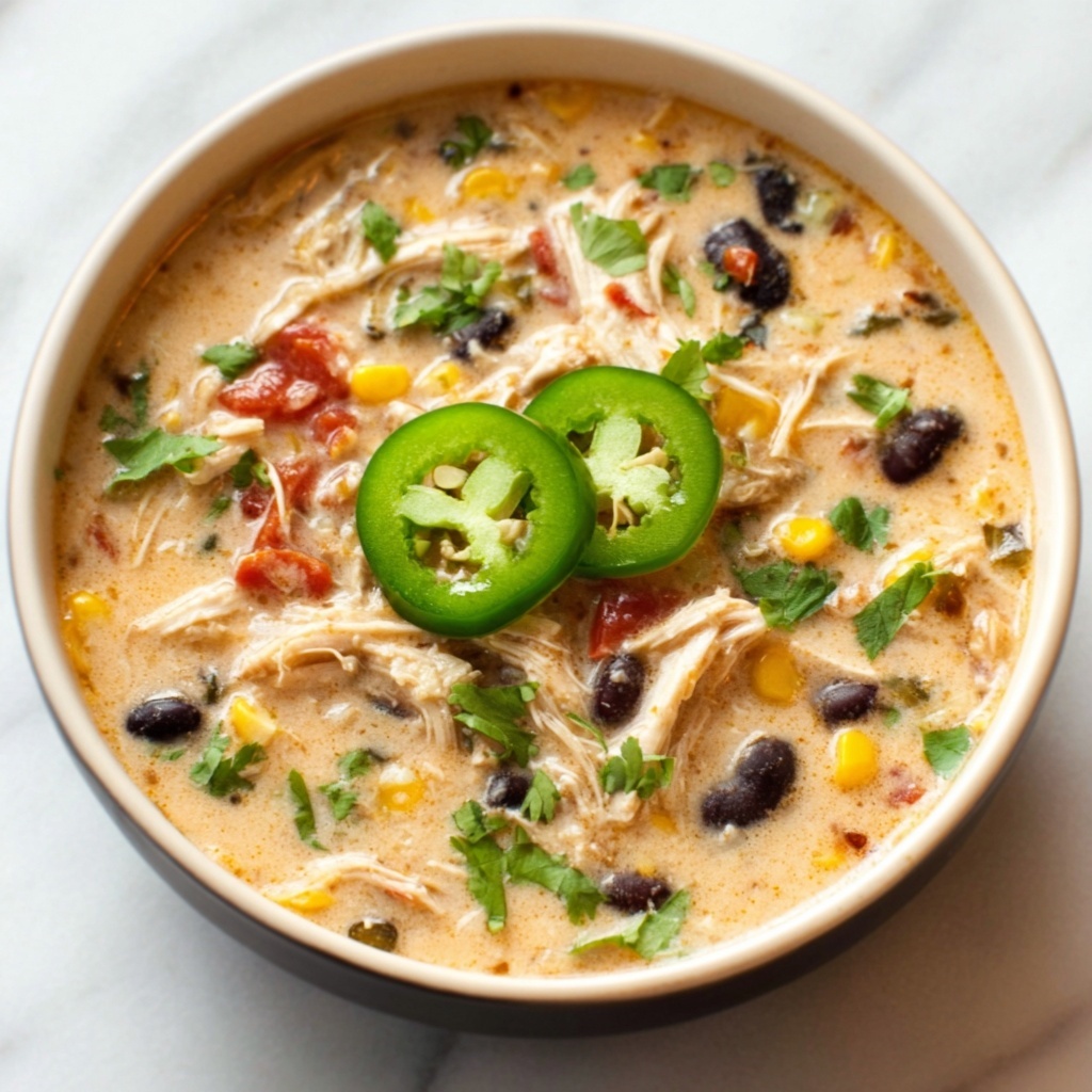 Creamy Chicken Tortilla Soup Recipe - Recipe Image