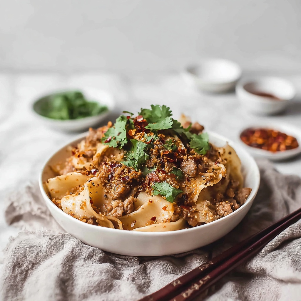 Savory Cumin Lamb Noodles with Hand-Pulled Noodles Recipe - Recipe Image