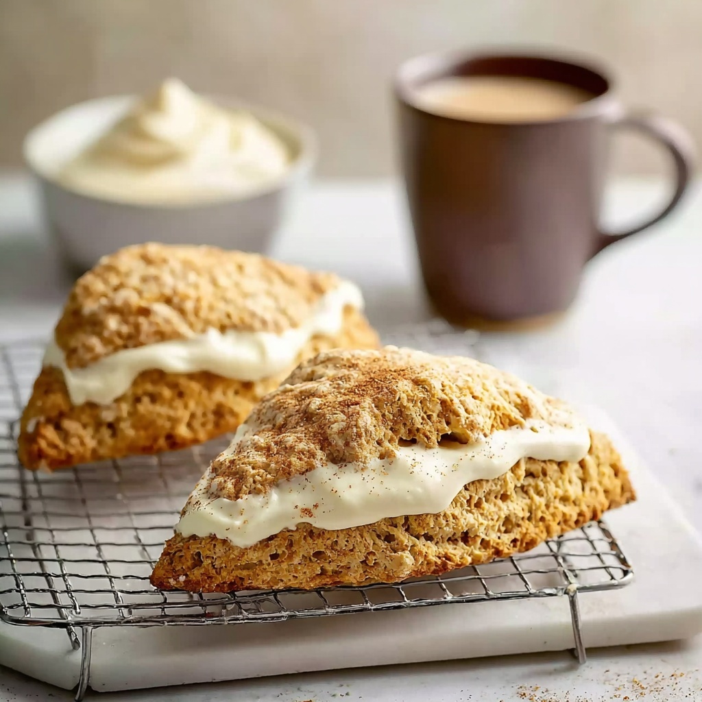 Pumpkin Cream Cheese Scones Recipe - Recipe Image