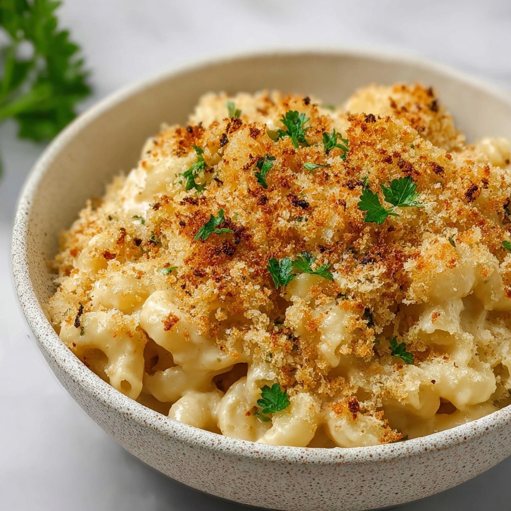 Garlic Parmesan Mac and Cheese Recipe - Recipe Image