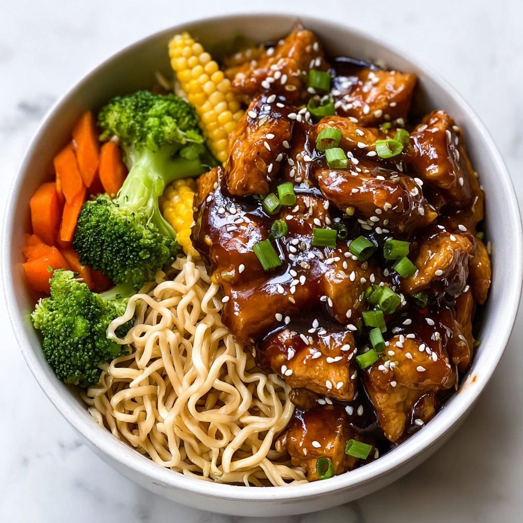 Honey Sesame Chicken Noodle Bake Recipe - Recipe Image