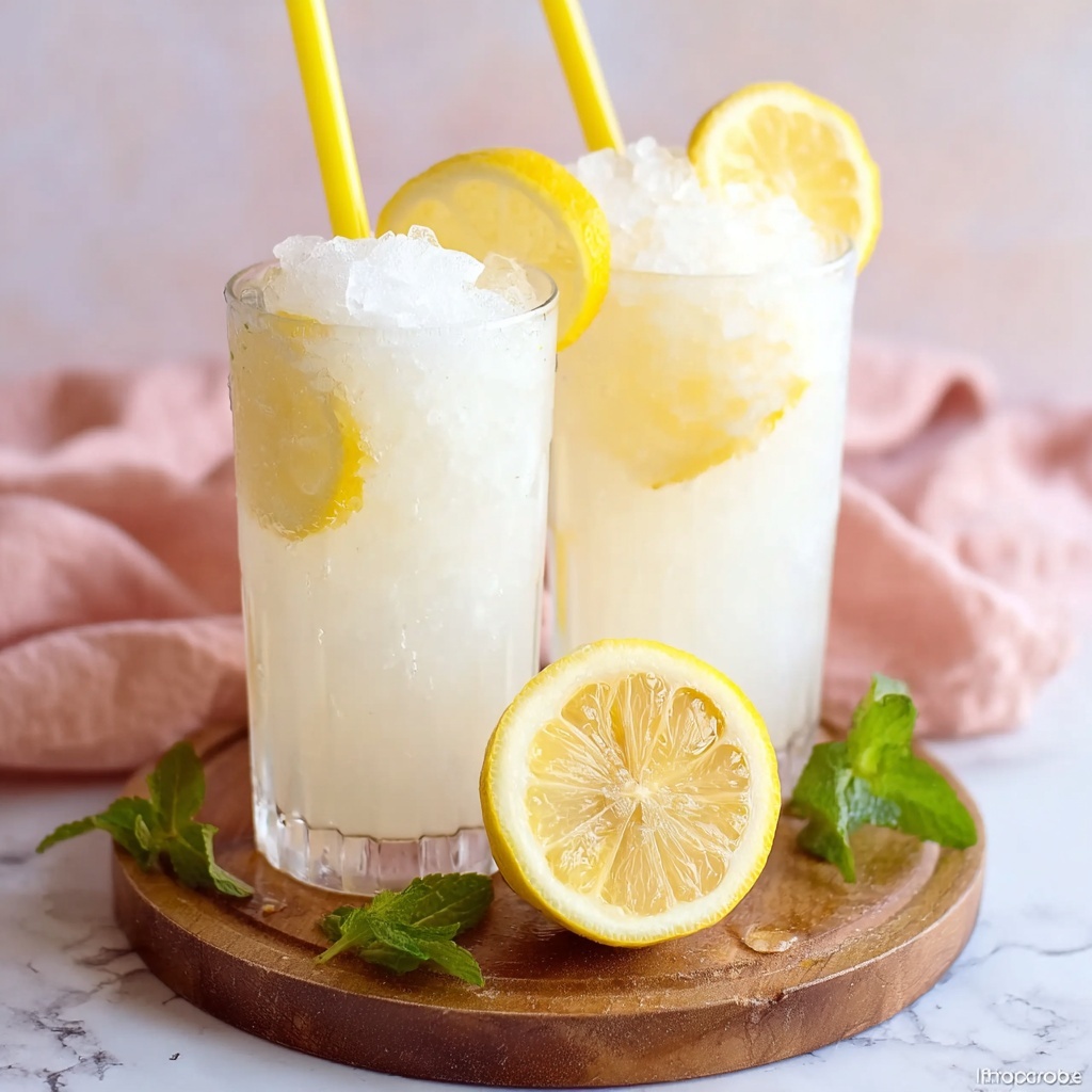 Whipped Frozen Lemonade with Coconut Milk Recipe - Recipe Image