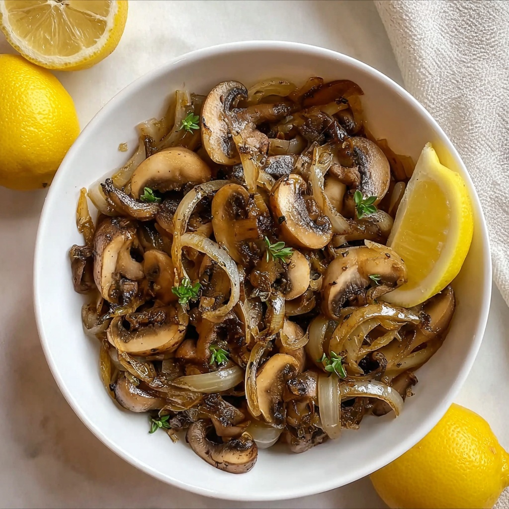 Sautéed Mushrooms and Onions Recipe - Recipe Image