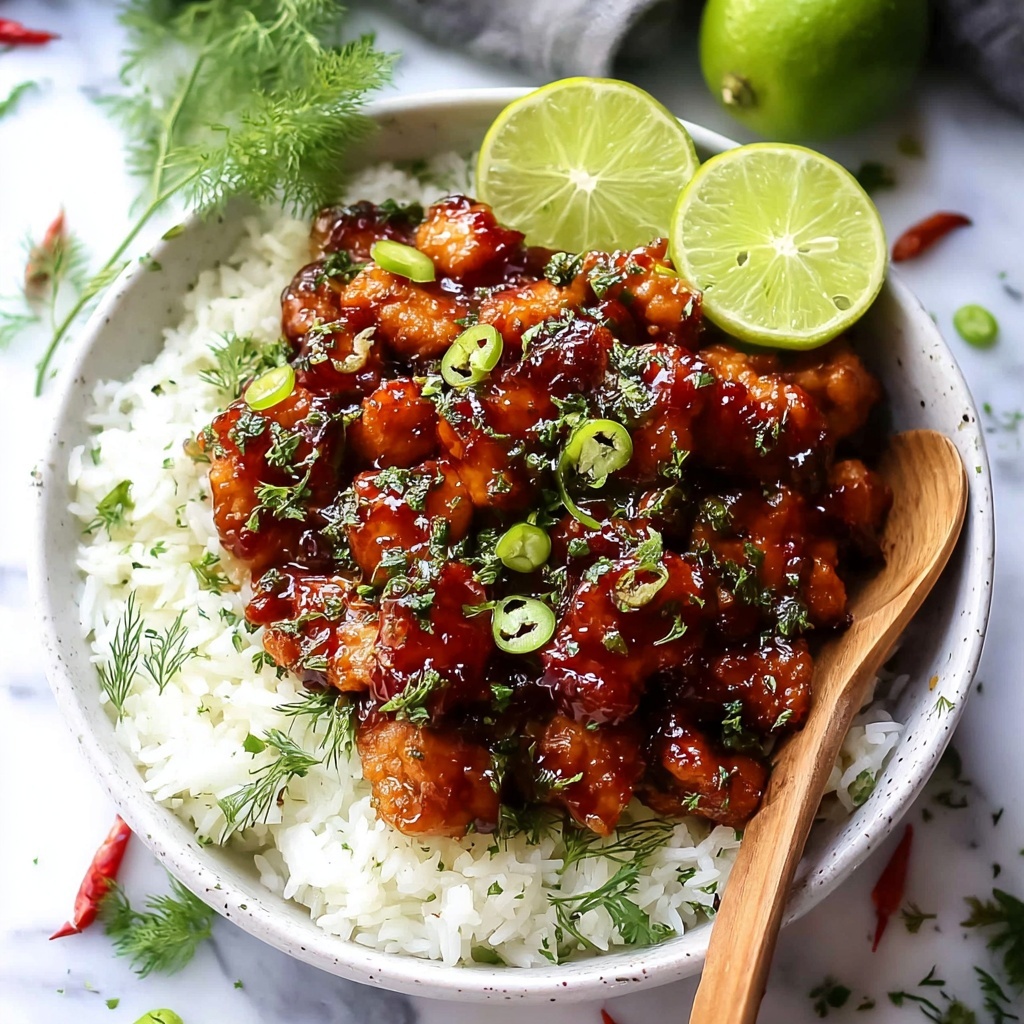Saucy Asian Chilli Chicken in Just 13 Minutes Recipe - Recipe Image