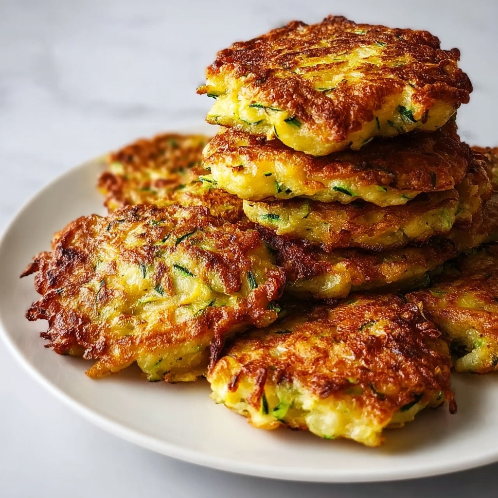 Delicious Zucchini Patties: 5 Steps to Crispy Comfort Recipe - Recipe Image