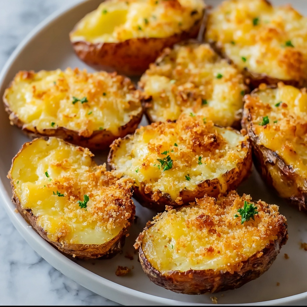 Crispy Parmesan Garlic Potatoes Recipe - Recipe Image