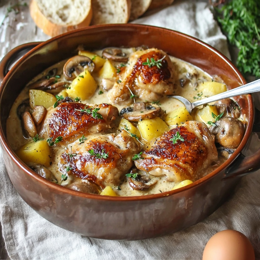 French Chicken Casserole Recipe - Recipe Image