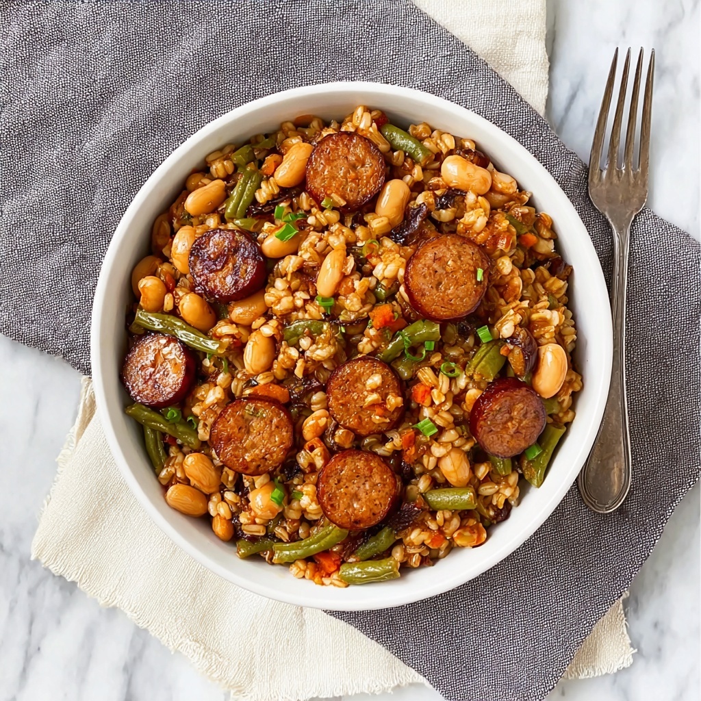 Hoppin John with Sausage for Prosperity and Comfort Recipe - Recipe Image