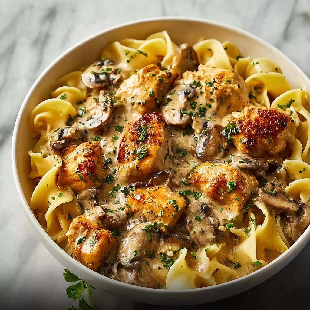 Quick and Easy Rich Chicken Stroganoff for Cozy Nights Recipe - Recipe Image