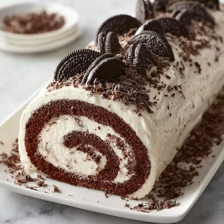 Cookies and Cream Cake Roll Recipe