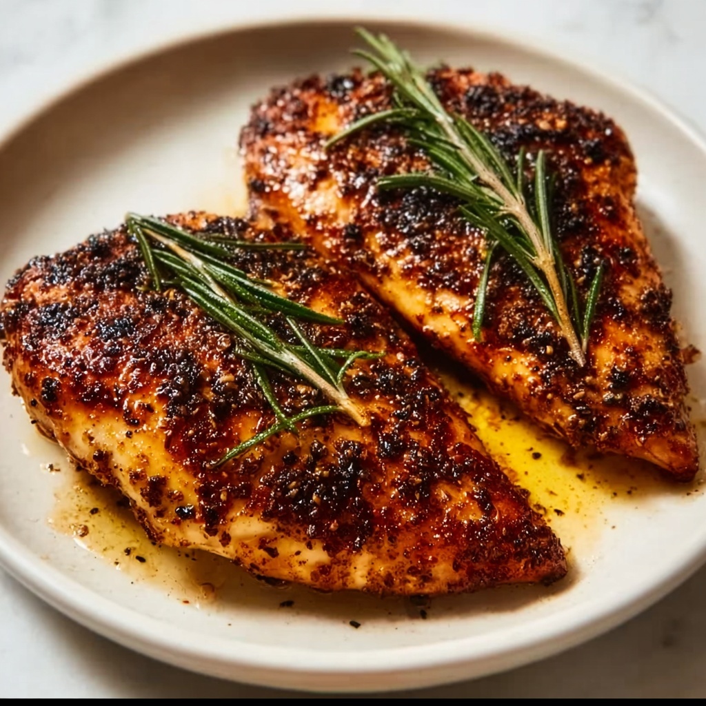 Pink Himalayan Salt-Rubbed Chicken Breasts with Rosemary and Lemon Recipe - Recipe Image