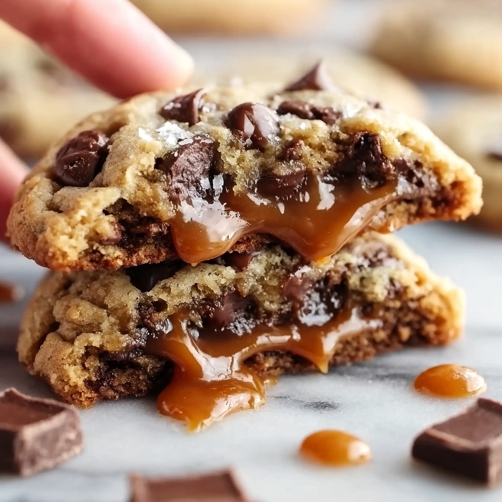 Caramel Chocolate Chip Cookies Recipe - Recipe Image