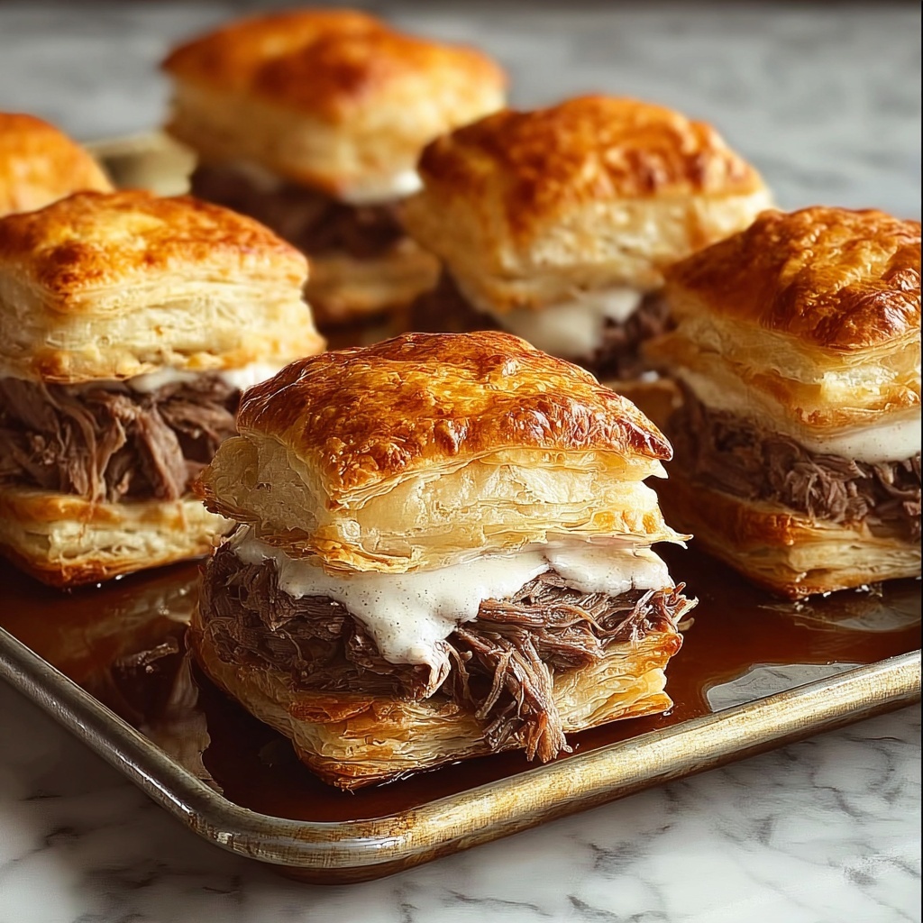 Baked French Dip Biscuits Recipe - Recipe Image