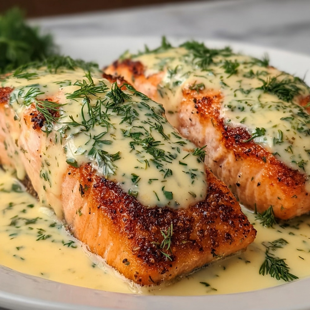 Baked Lemon Butter Salmon Recipe - Recipe Image
