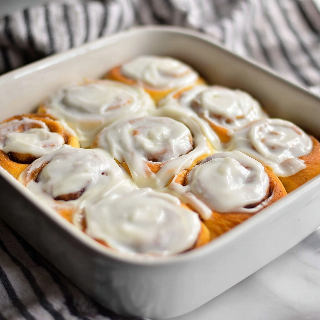 Pumpkin Cinnamon Rolls Recipe - Recipe Image