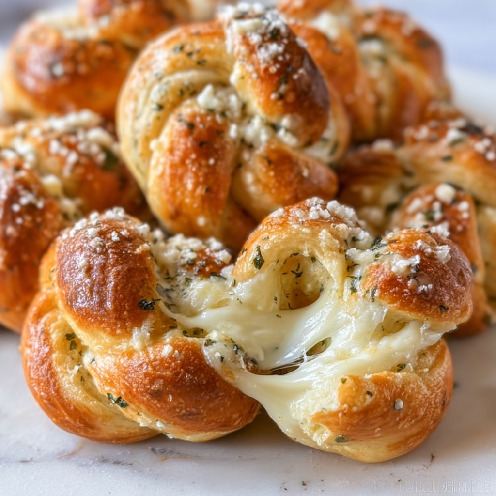 Parmesan Garlic Knots: 7 Irresistible Bites of Joy Recipe - Recipe Image